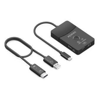 AISENS Docking USB-C a HDMI 1080P@60Hz (Inalámbrico) 30M, 1xHDMI…