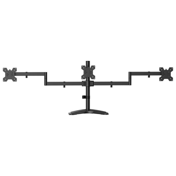 AISENS Eco Rotating and Tiltable Desk Stand with Base for 3 Monitors…