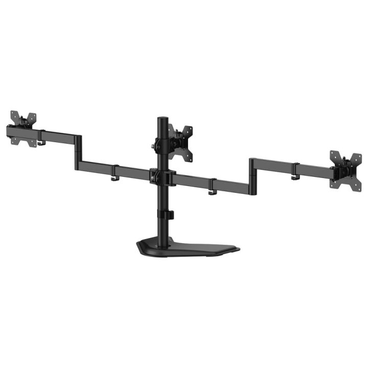 AISENS Soporte de mesa con peana eco giratorio e inclinable para 3…
