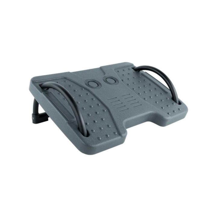 TooQ Adjustable Tilt Footrest, Gray