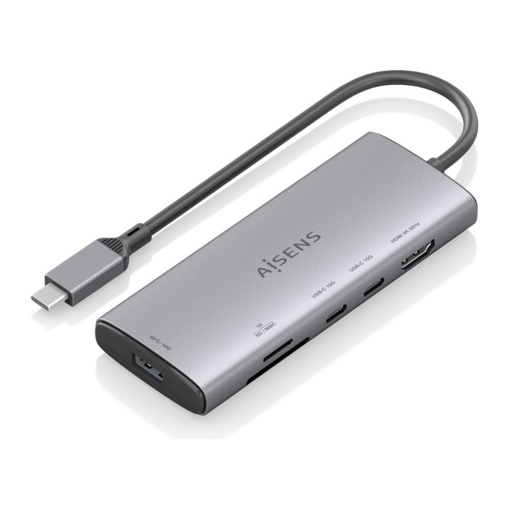 AISENS USB-C Dock 6 em 1, USB-C para 1xHDMI, 1xUSB-A 10G, 2xUSB-C…