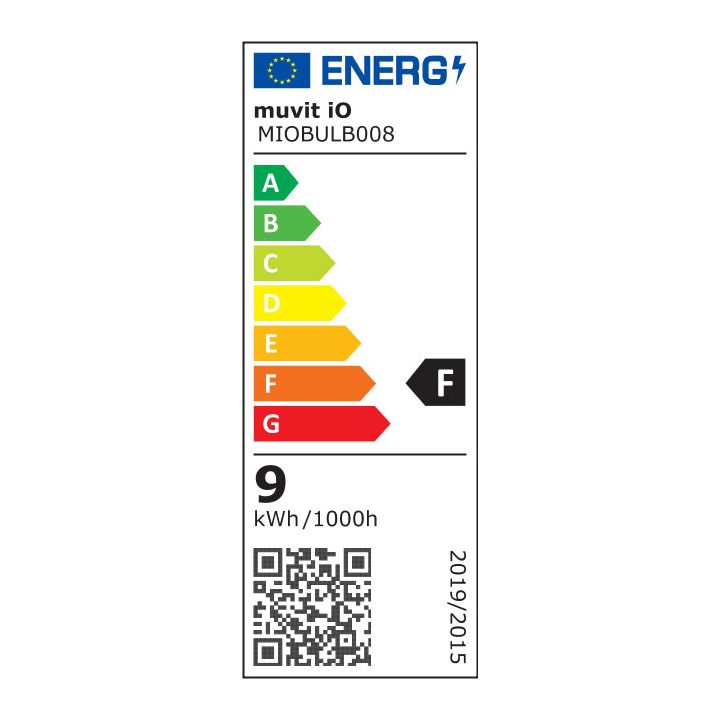 Lâmpada Muvit io A60 E27 8.5W RGB (IO-WIFI60-5)