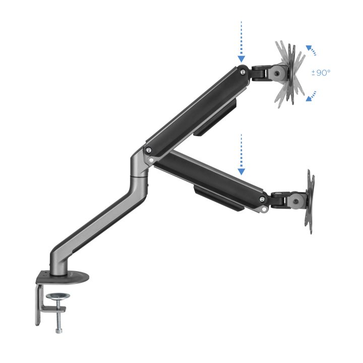 TooQ DB4032TNR-G 32" Monitor Stand Desk Black