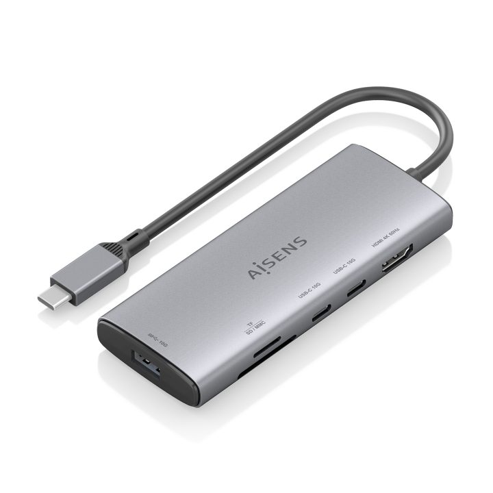 AISENS USB-C Dock 6 en 1, USB-C a 1xHDMI, 1xUSB-A 10G, 2xUSB-C 10G…
