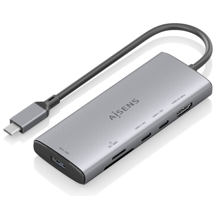 AISENS USB-C Dock 6 en 1, USB-C a 1xHDMI, 1xUSB-A 10G, 2xUSB-C 10G…