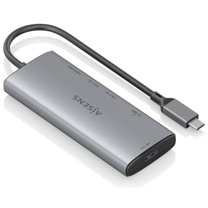 AISENS USB-C Dock 6 en 1, USB-C a 1xHDMI, 1xUSB-A 10G, 2xUSB-C 10G…