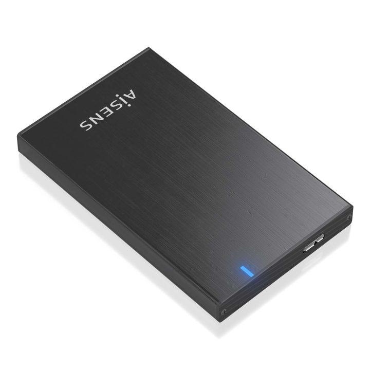 AISENS Caixa externa 2.5" ASE-2527B 9.5mm SATA a USB 3.0/USB3.1 Gen1…