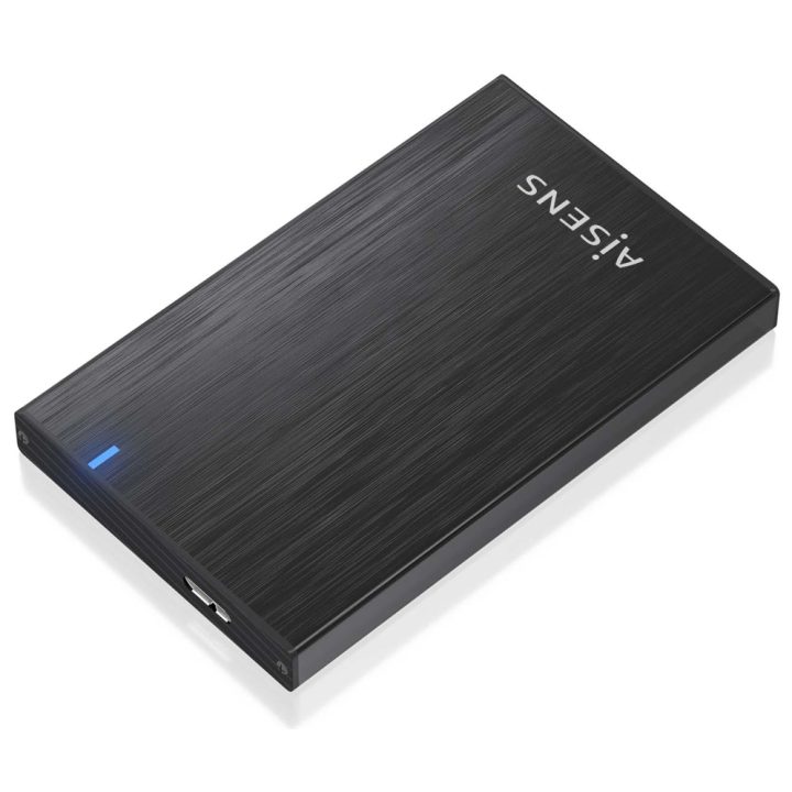 AISENS Caixa externa 2.5" ASE-2527B 9.5mm SATA a USB 3.0/USB3.1 Gen1…