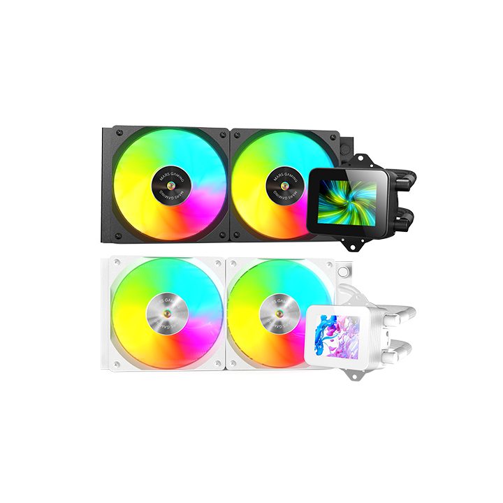 Mars Gaming MLVISION240 PC Cooling System CPU All-in-One Liquid…