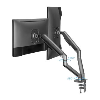 TooQ DB4132TNR-G soporte para monitor 32" Escritorio Negro