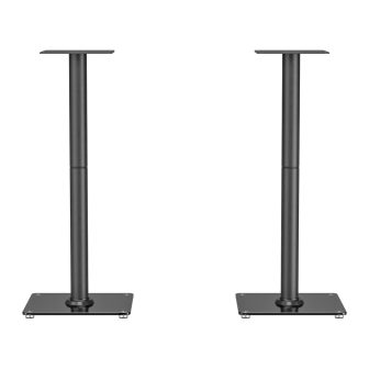 AISENS Universal Floor Speaker Stand, Black