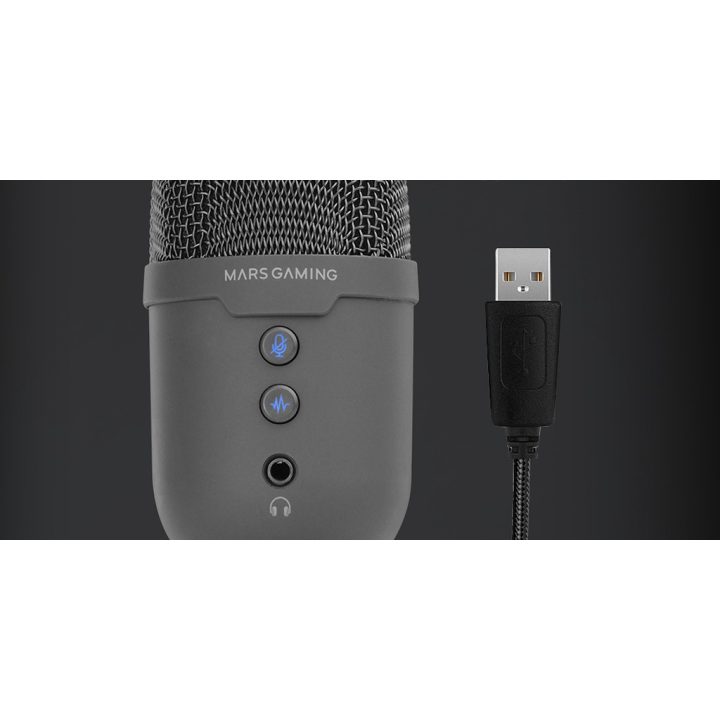 Mars Gaming MMIC-CX Black Desktop Surface Microphone