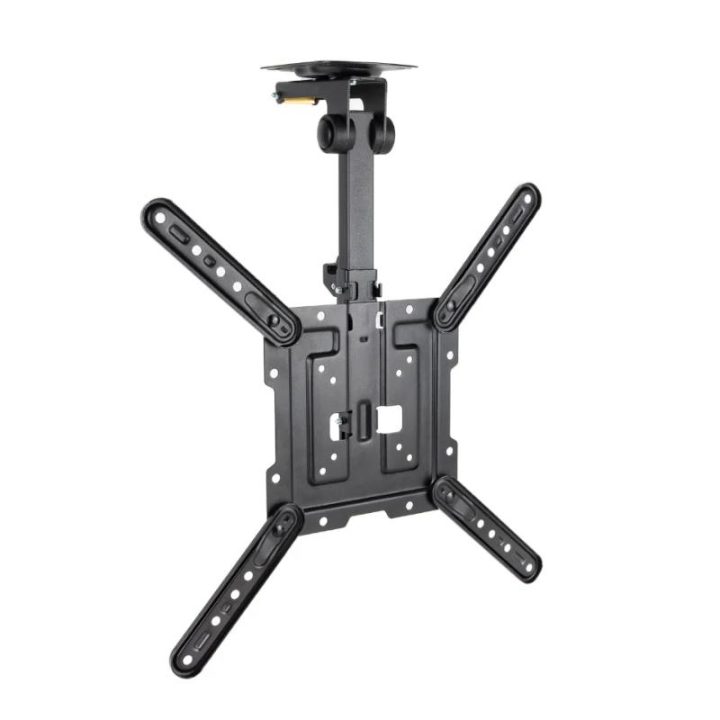 TooQ Suporte de Teto para Ecrãs 23"-55", Preto