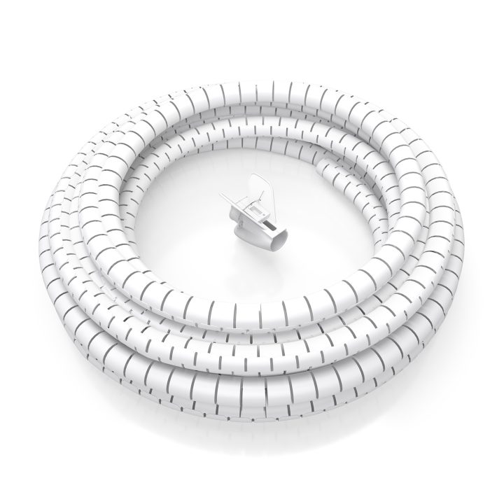 AISENS A151-0919 Universal Cable Organizer Spiral Wrap White 1…