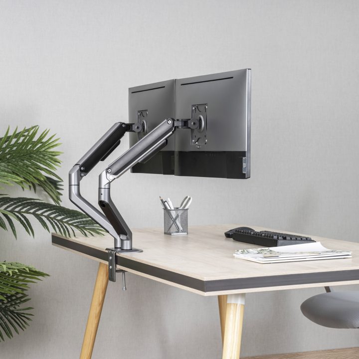 TooQ DB4132TNR-G 32" Monitor Stand Desktop Black