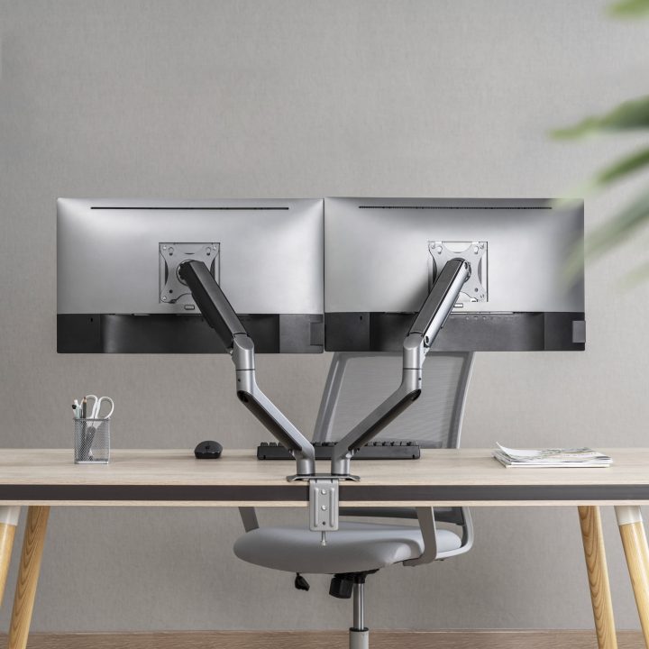 TooQ DB4132TNR-G suporte para monitor 32" Secretária Preto