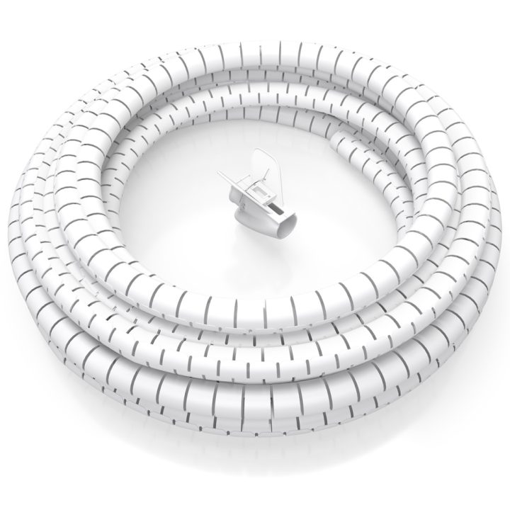 AISENS A151-0919 Universal Cable Organizer Spiral Wrap White 1…