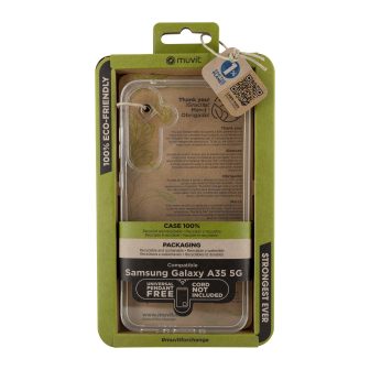 Capa Muvit recycletek para Samsung Galaxy A35 5G transparente…