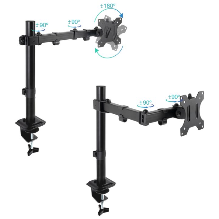 TooQ Suporte de Mesa para Ecrã 17"-32", Preto