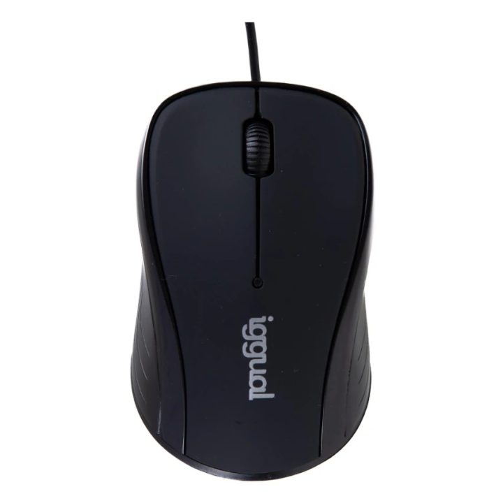 iggual XS-KIDS-1600DPI Black Optical Mouse