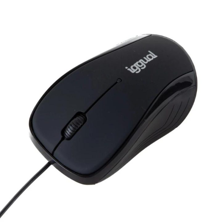 iggual XS-KIDS-1600DPI Black Optical Mouse