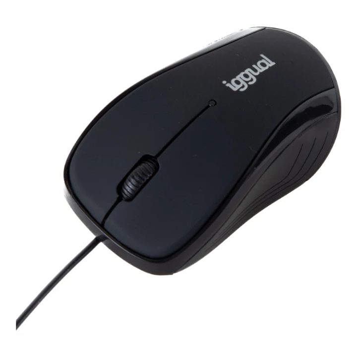 iggual XS-KIDS-1600DPI Black Optical Mouse