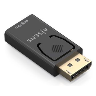 AISENS Conversor Displayport A HDMI 4K@30Hz, DP/M-HDMI/H, Negro