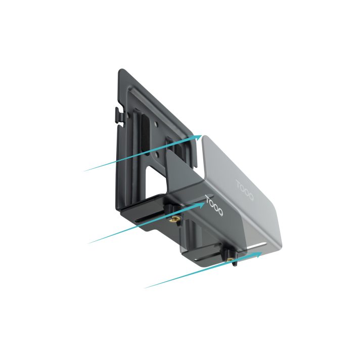 TooQ TQMPM4776 CPU Mount Wall-Mount CPU Mount Black