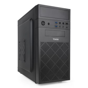 TooQ ISOBOX ULTRA Micro-ATX Mini Tower Case, Black