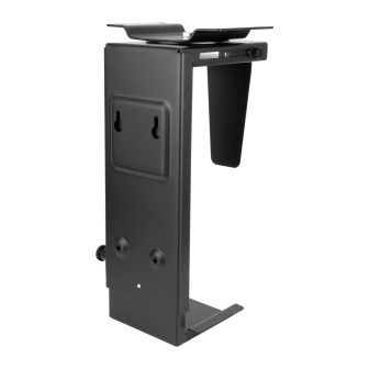 TooQ Soporte Metálico para CPU para Escritorio/Pared, Negro