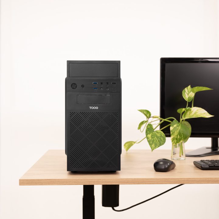 TooQ ISOBOX ULTRA Micro-ATX Mini Tower Case, Black