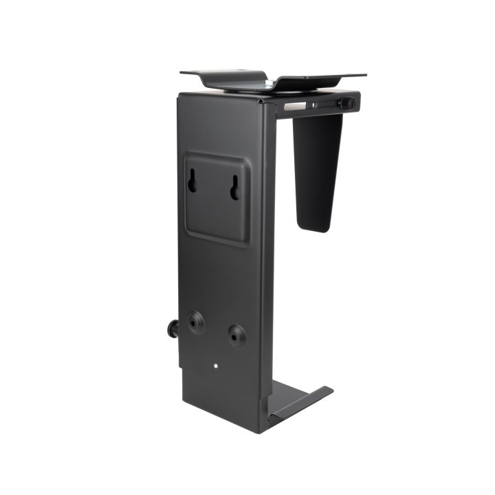 TooQ Metal CPU Stand for Desk/Wall, Black