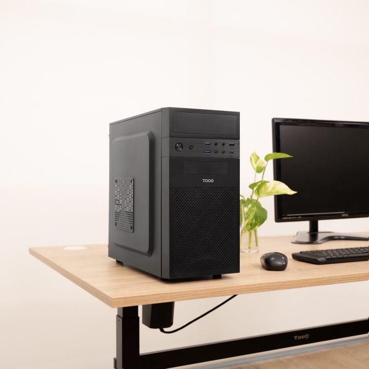 TooQ Caixa Minitorre Micro-ATX “ISOBOX ULTRA”, Preta