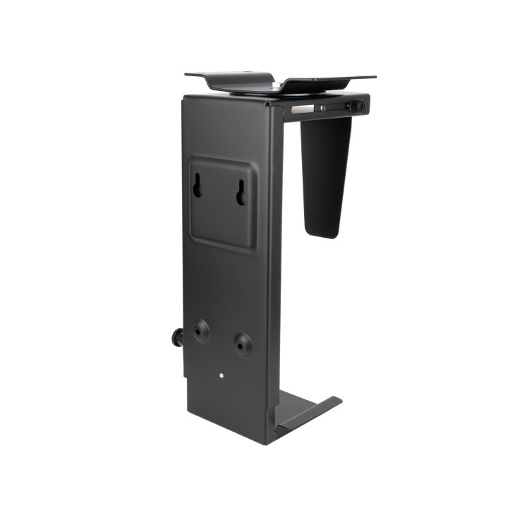 TooQ Metal CPU Stand for Desk/Wall, Black
