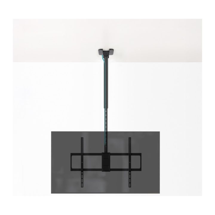 TooQ Soporte de Techo Extensible para Pantallas 50"-100", Negro