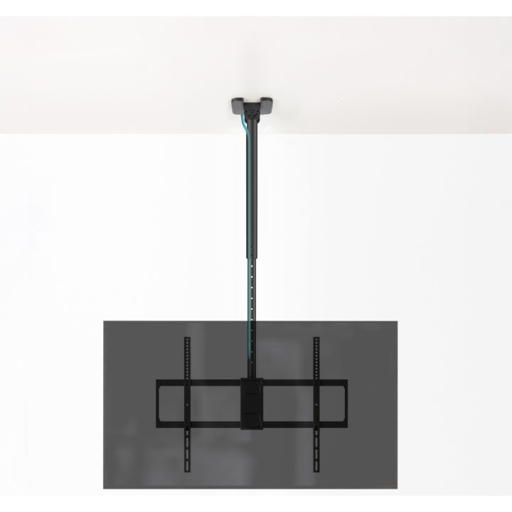 TooQ Suporte de Teto Extensível para Ecrãs 50"-100", Preto