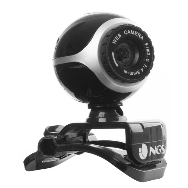 NGS Xpresscam300 Webcam 8 MP 1920 x 1080 Pixels USB 2.0 Black, Silver