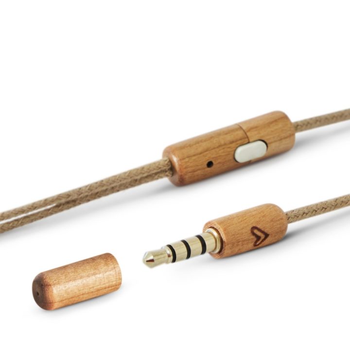 Energy Sistem Eco Cherry Wood In-Ear Headphones - 3.5mm-20Hz-cable…