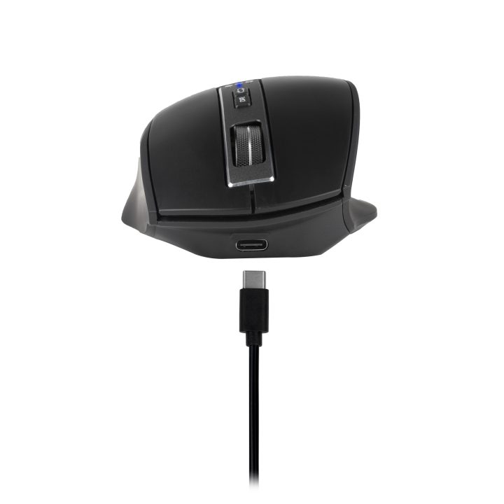 NGS BLUR-RB Right-Handed Gaming Mouse Bluetooth + USB Type-A 3200 DPI