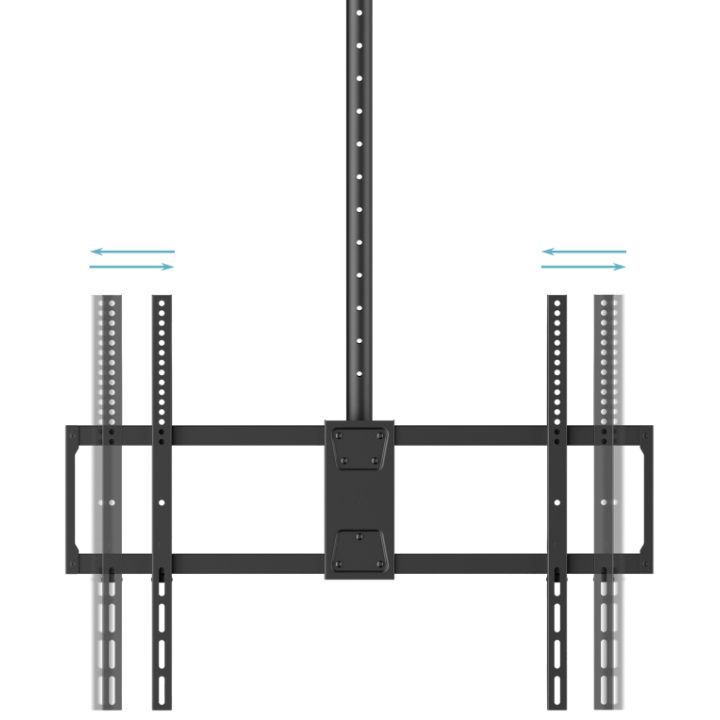 TooQ Extendable Ceiling Mount for 50"-100" Screens, Black