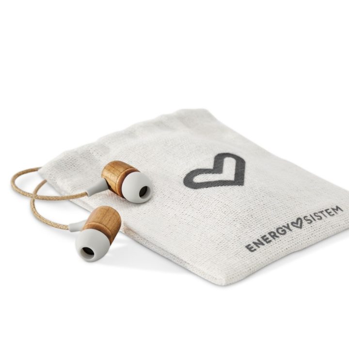 Energy Sistem Eco Cherry Wood In-Ear Headphones - 3.5mm-20Hz-cable…