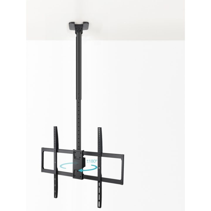 TooQ Extendable Ceiling Mount for 50"-100" Screens, Black