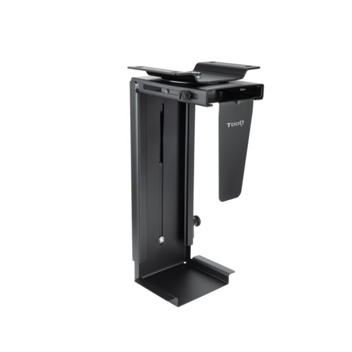 TooQ Metal CPU Stand for Desk/Wall, Black