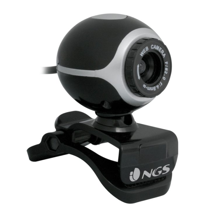 NGS Xpresscam300 Webcam 8 MP 1920 x 1080 Pixels USB 2.0 Black, Silver