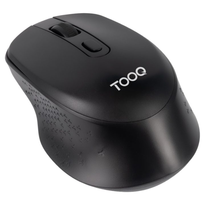 TooQ Rato sem fios, 1600 DPI, 4 Botões, Preto