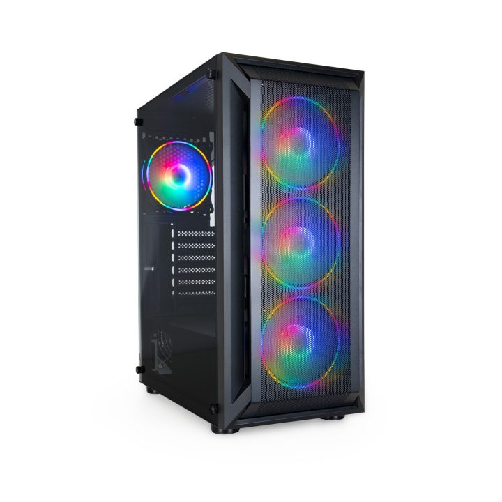 TooQ Ragnärok Mid-Tower Gaming Case, Black