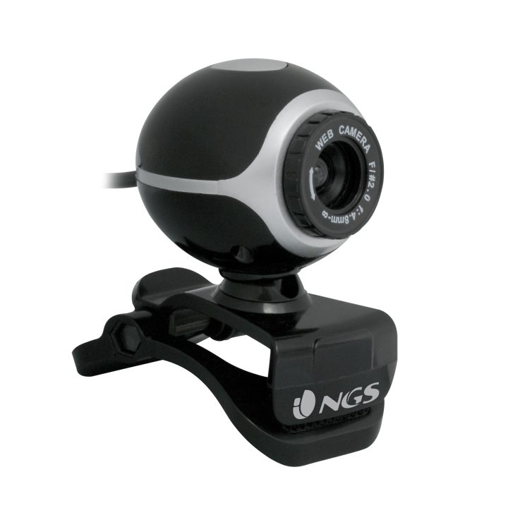 NGS Xpresscam300 Webcam 8 MP 1920 x 1080 Pixels USB 2.0 Black, Silver