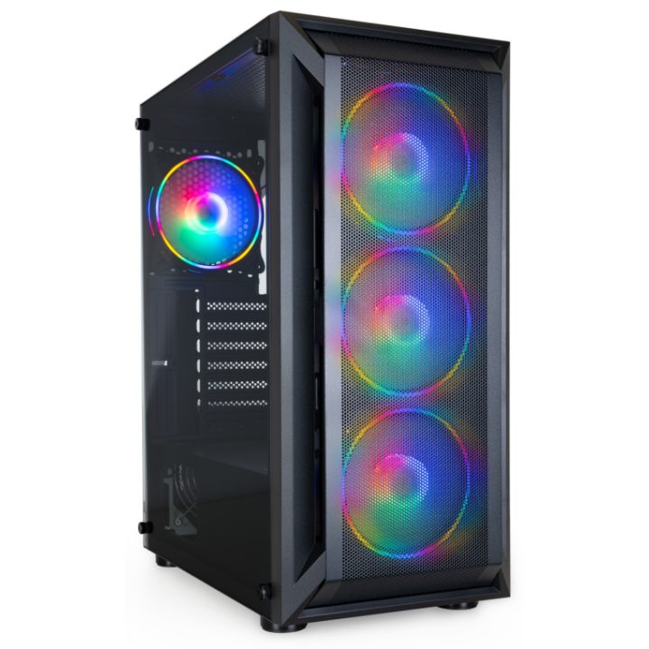 TooQ Ragnärok Mid-Tower Gaming Case, Black