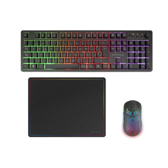 Mars Gaming MCPWXES teclado rato incluído jogo RF sem fios + USB…