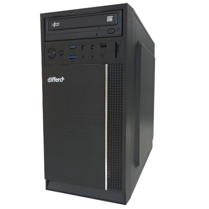 DIFFERO PC V15 i5 12400 16GB SSD 1TB NVMe no DVD HPA3 Rear USB-C…